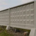 Элемент ограды железобетонный П2А 2994х80х1200мм Серия 3.017-1.1