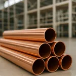 Труба медная 54х3 мм М0б тонкостенная твёрдая холоднодеформированная ГОСТ 15040-2016